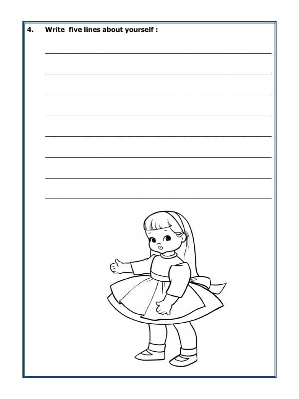 A2ZWorksheets:Science-Humans-I And My Body