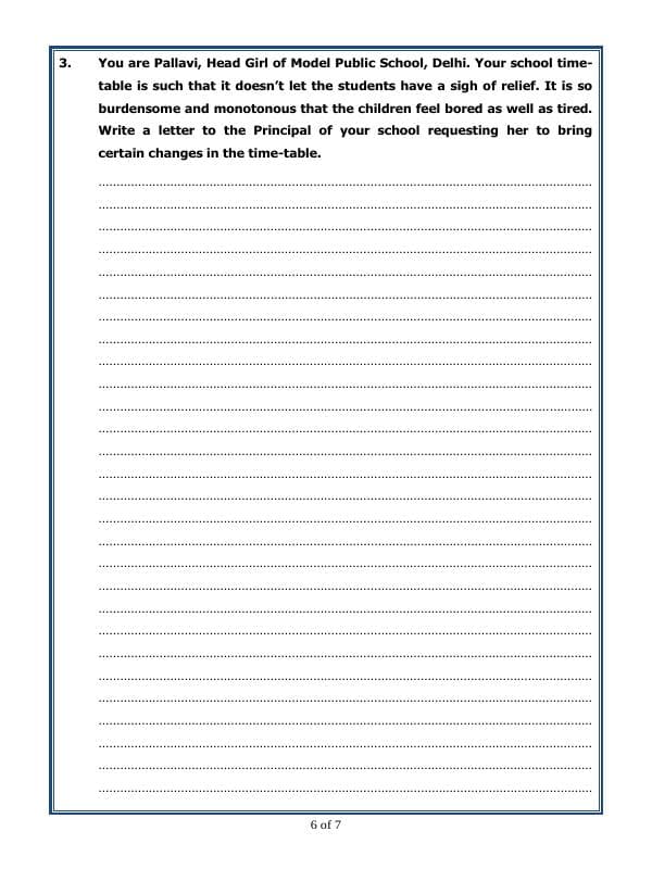 A2ZWorksheets:English-Writing-Formal Letter