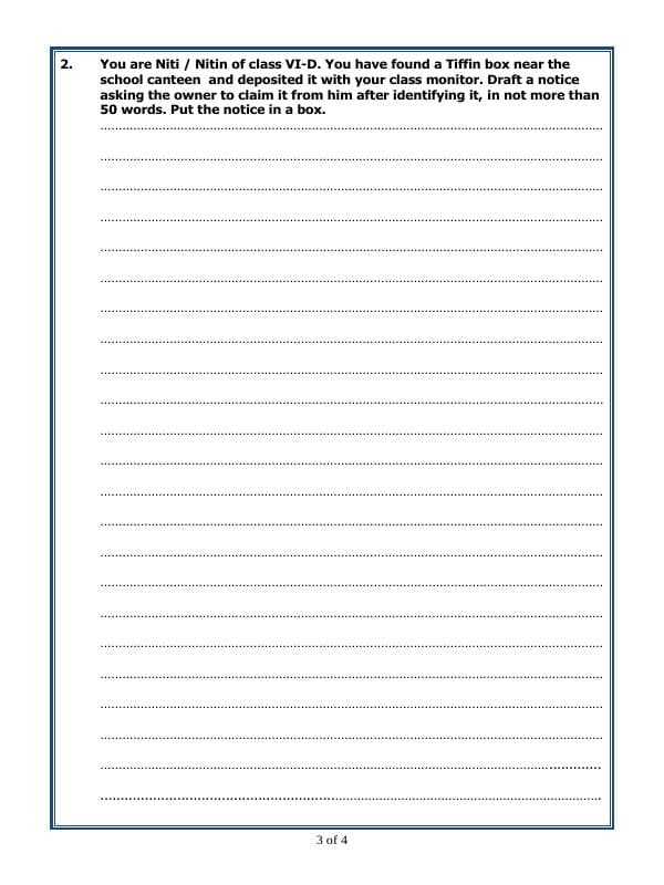 A2ZWorksheets:English-Writing-Notice Writing