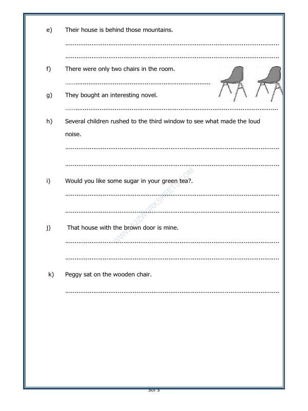 A2ZWorksheets:English-Grammar-Kinds Of Adjectives