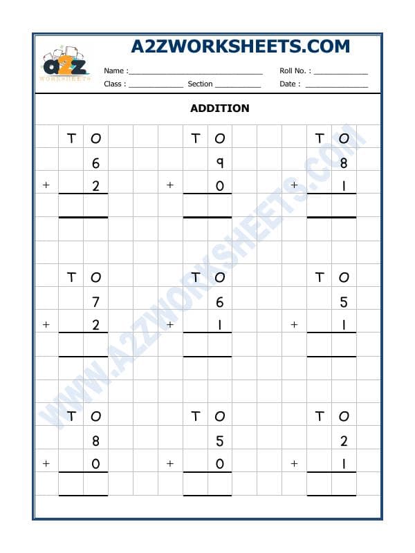 Addition Worksheet - 02