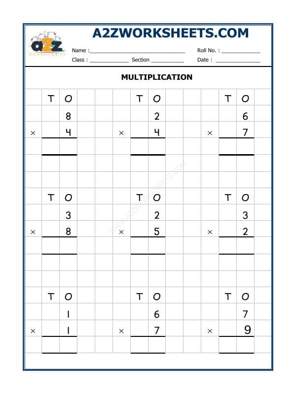 A2ZWorksheets:Maths-Multiplication-Multiplication Worksheet-04
