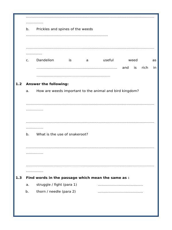 A2ZWorksheets:English-Reading-Comprehension Passage-04