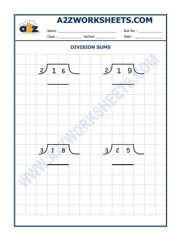Math Division Worksheet-03