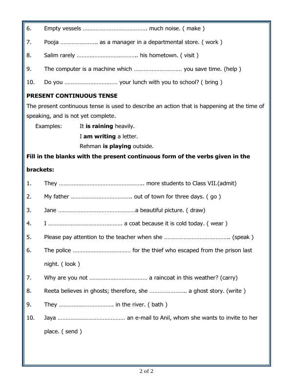 A2ZWorksheets:English-Grammar-Tenses