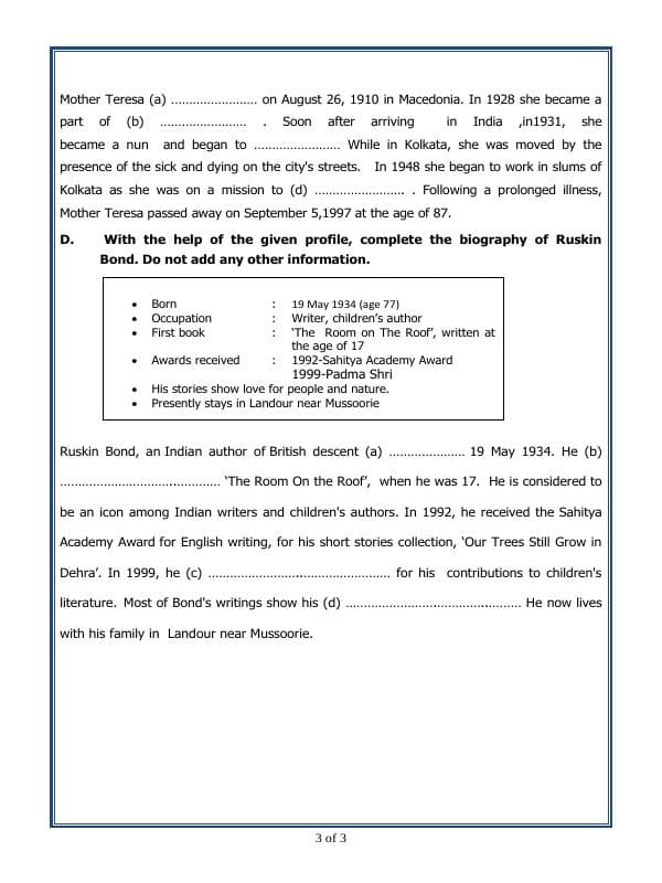 A2ZWorksheets:English-Writing-Bio-Sketch