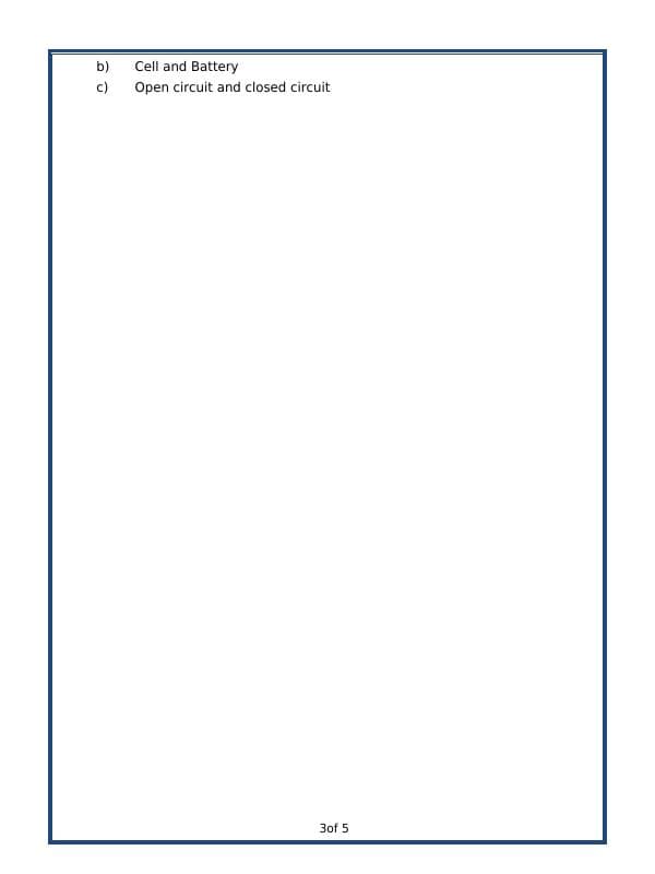 A2ZWorksheets:Science-Basic Necessities-Electricity And Current