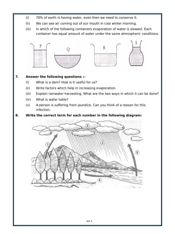 A2ZWorksheets:Science-Basic Necessities-Water