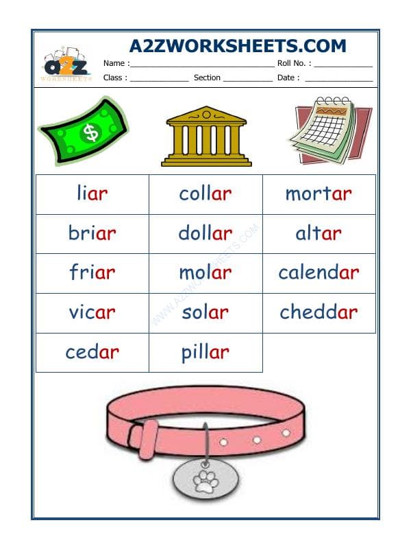 A2ZWorksheets:English-Reading-English Phonics Sounds - 'Ar' Sound Words-02