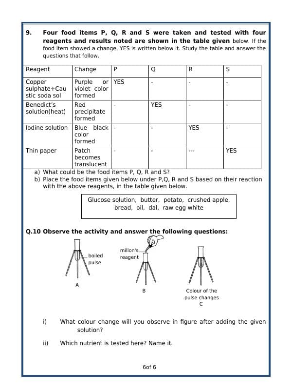 A2ZWorksheets:Science-Basic Necessities-Components Of Food
