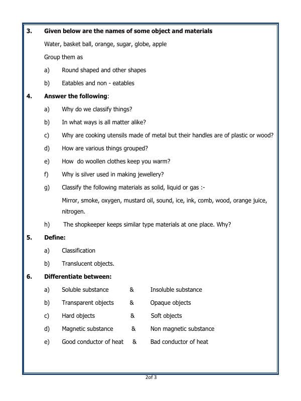 A2ZWorksheets:Science-Metals and Non-metals-Sorting Materials Into Groups