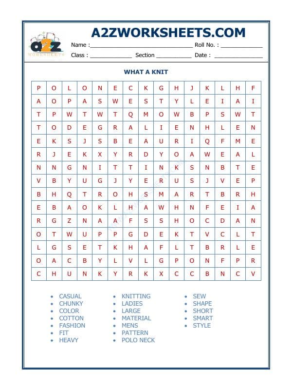 A2ZWorksheets:English-Reading-English Word Search-06
