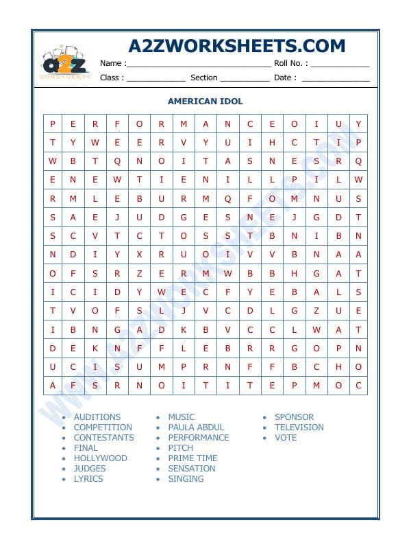 A2ZWorksheets:English-Reading-English Word Search-07