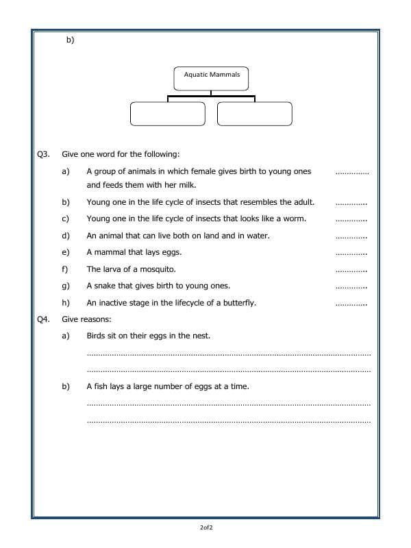 A2ZWorksheets:Science-Animals-Animals - Increasing In Numbers