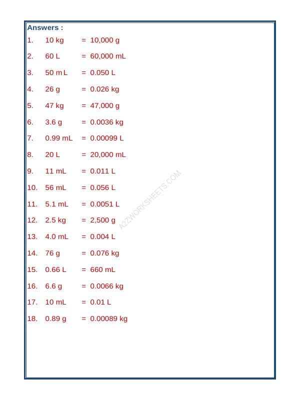 A2ZWorksheets:Maths-Measurement-Measurement (Convert Units)-01