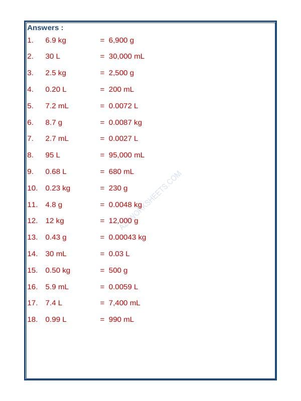 A2ZWorksheets:Maths-Measurement-Measurement (Convert Units)-02