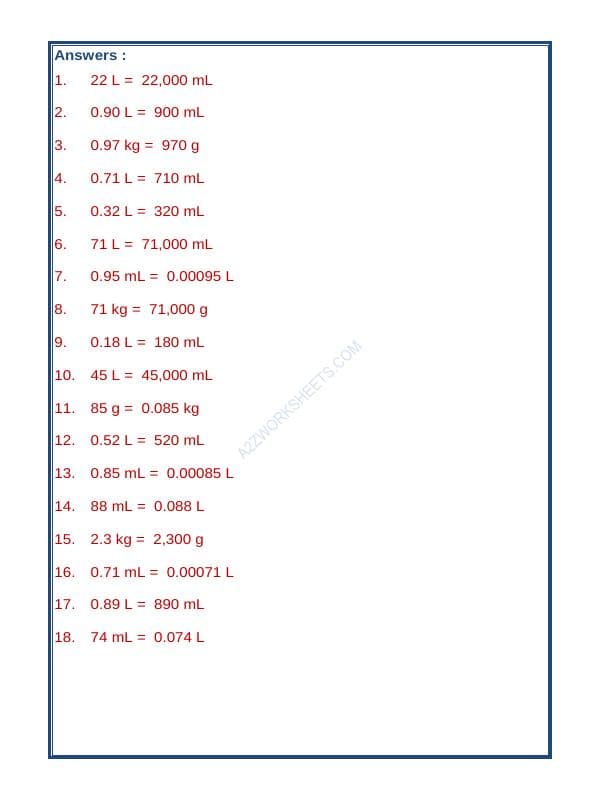 A2ZWorksheets:Maths-Measurement-Measurement (Convert Units)-04