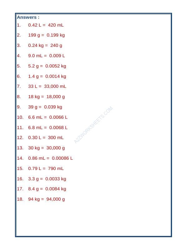 A2ZWorksheets:Maths-Measurement-Measurement (Convert Units)-05