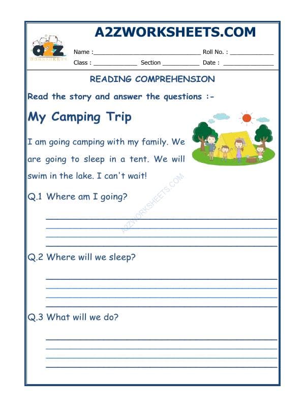 A2ZWorksheets:English-Reading-Comprehension Passage-07