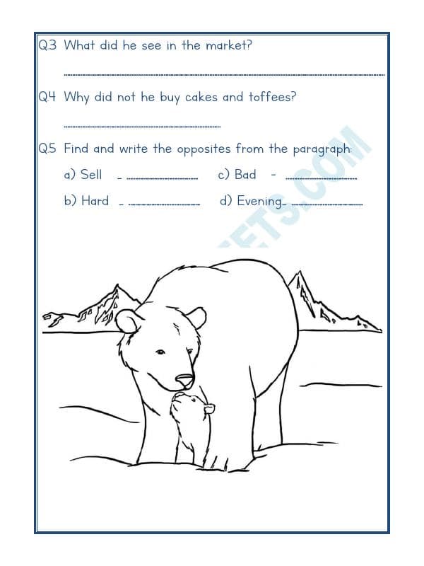 A2ZWorksheets:English-Reading-Comprehension Passage-21