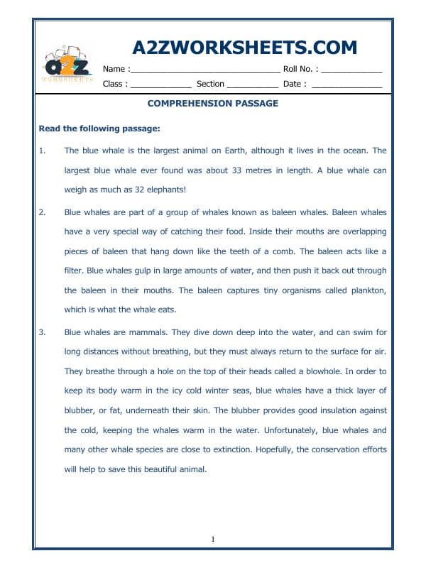 Comprehension Passage-17