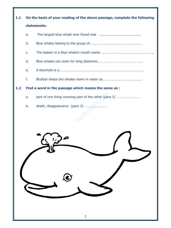 A2ZWorksheets:English-Reading-Comprehension Passage-17