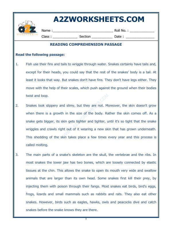 Comprehension Passage-20