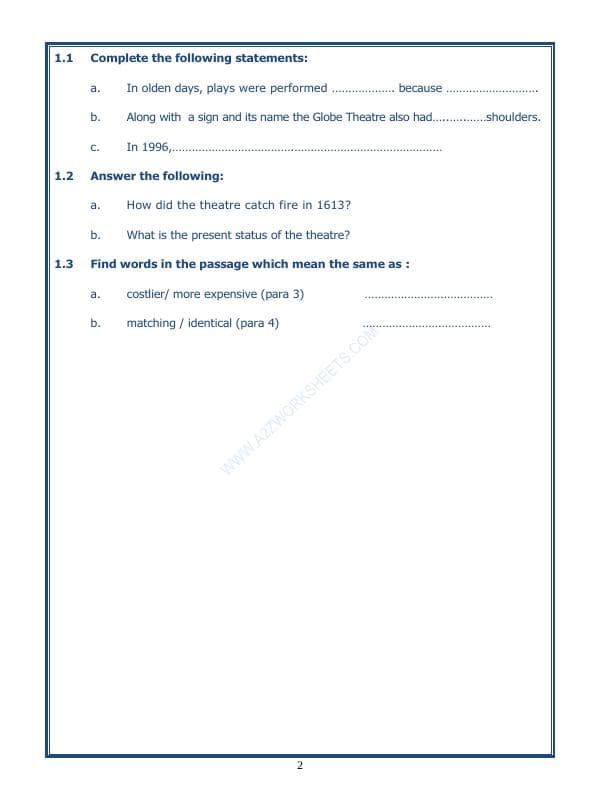A2ZWorksheets:English-Reading-Comprehension Passage-31