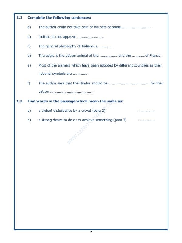 A2ZWorksheets:English-Reading-Comprehension Passage-38
