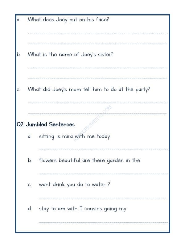 A2ZWorksheets:English-Reading-Comprehension Passage-27