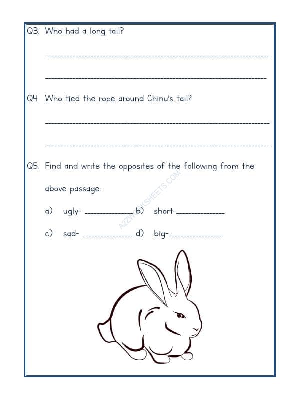 A2ZWorksheets:English-Reading-Comprehension Passage-28