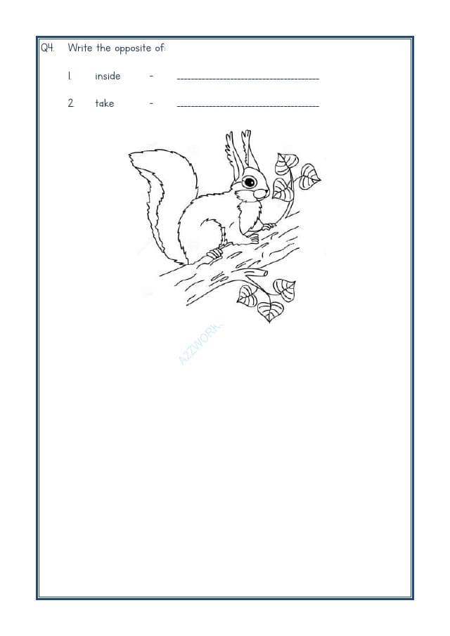 A2ZWorksheets:English-Reading-English Comprehension - 27