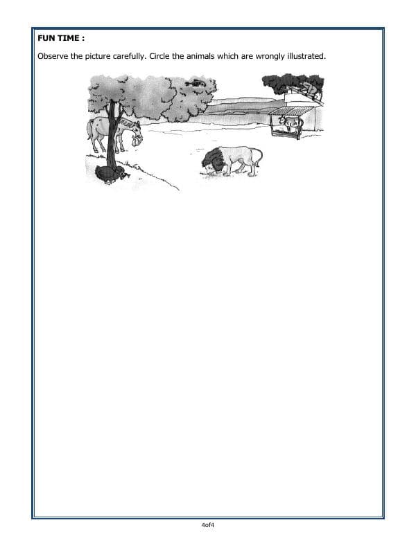 A2ZWorksheets:Science-Plants and Living Organisms-Living And Non-Living Things