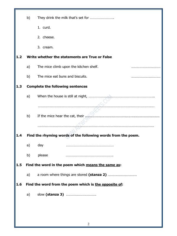 A2ZWorksheets:English-Reading-English Comprehension - 14