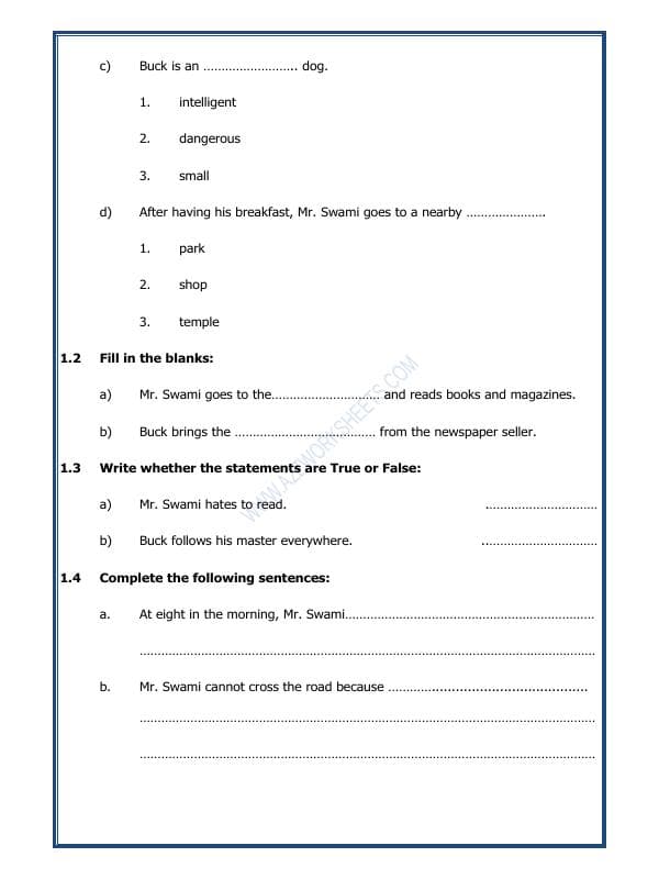 A2ZWorksheets:English-Reading-English Comprehension - 15