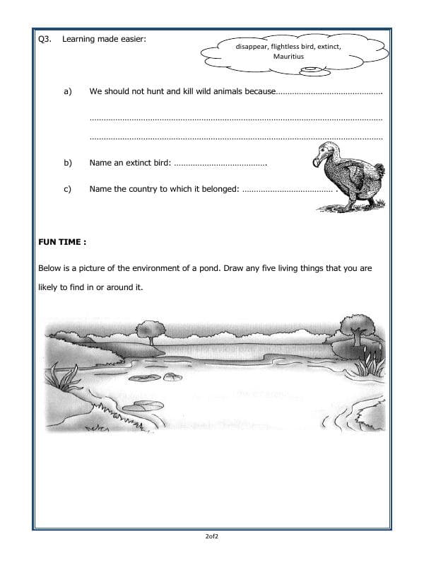 A2ZWorksheets:Science-Environment And Our Surroundings-Our Environment