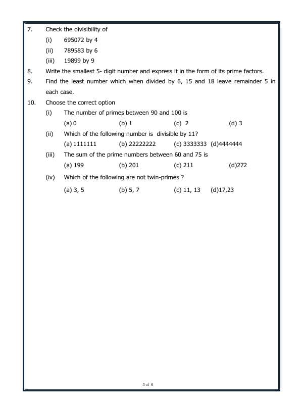 A2ZWorksheets:Maths-Numbers-Playing With Numbers (Factors And Multiples)