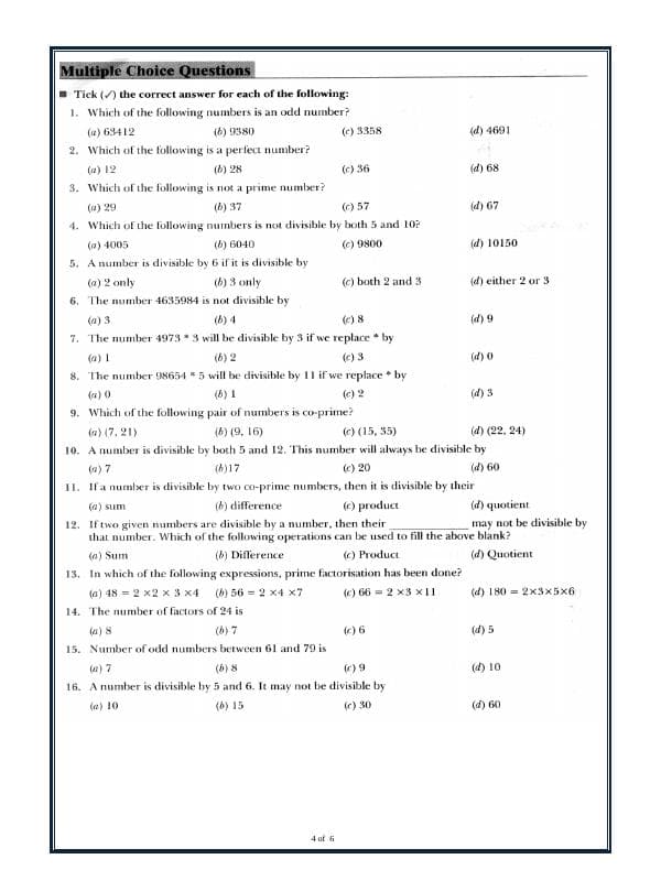 A2ZWorksheets:Maths-Numbers-Playing With Numbers (Factors And Multiples)