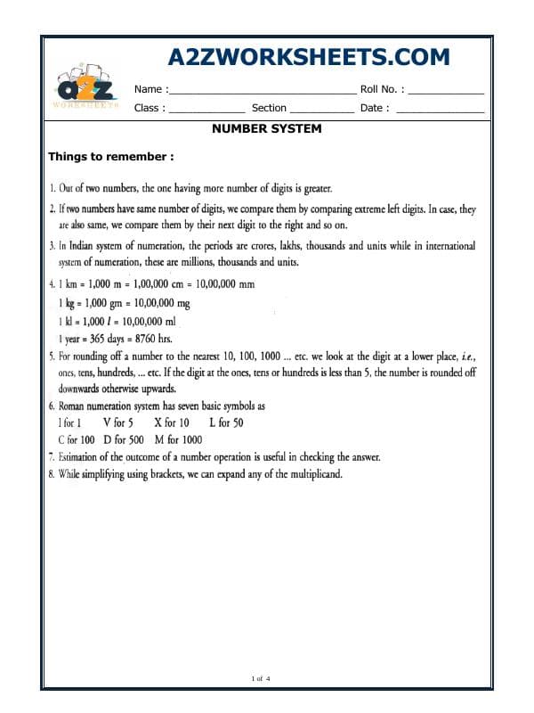 Number System