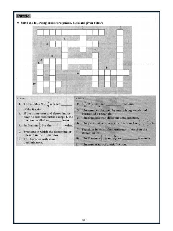 A2ZWorksheets:Maths-Fractions-Fractions
