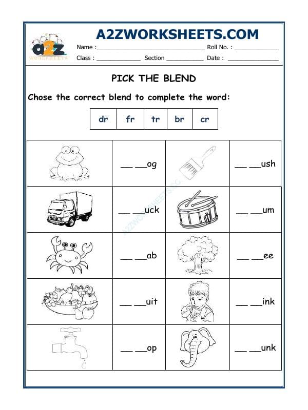 A2ZWorksheets:English-Recognition-Picture Recognition-01