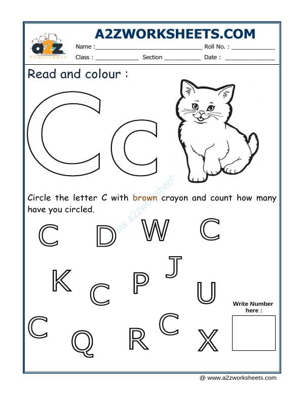 Read And Colour C