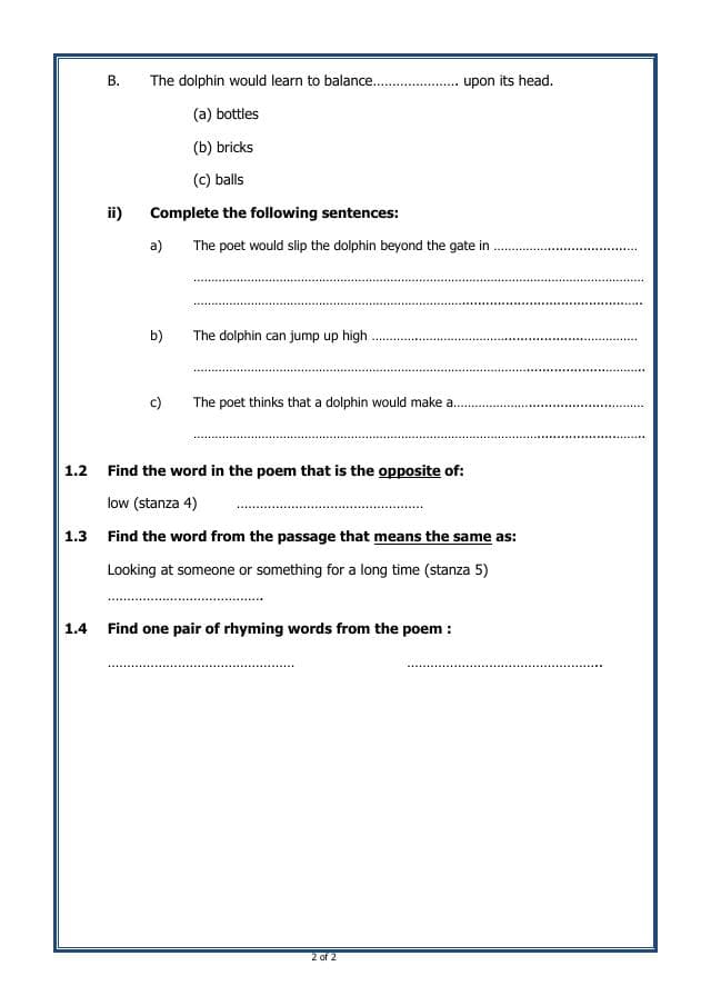 A2ZWorksheets:English-Reading-Fun With Adjectives