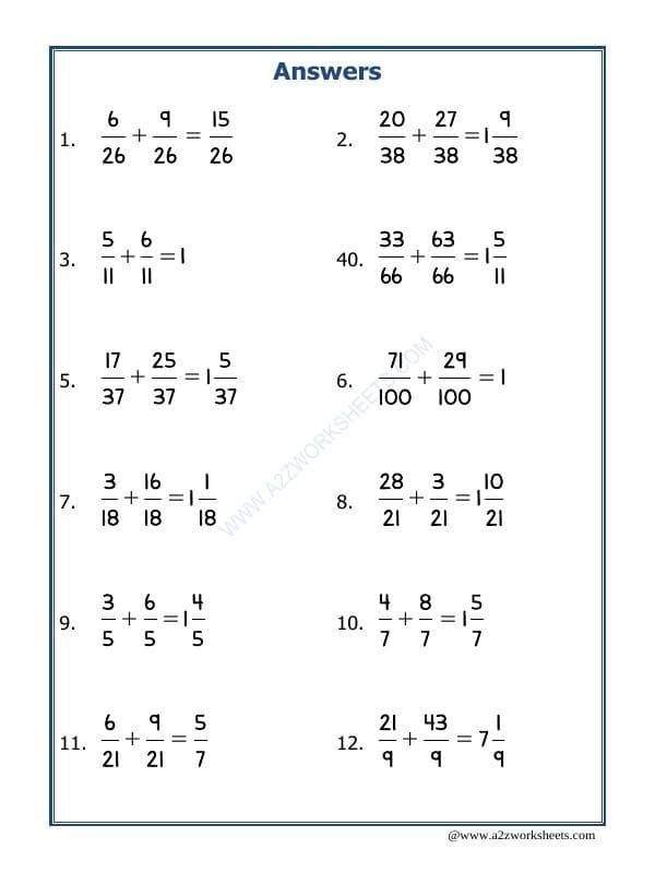 A2ZWorksheets:Maths-Fractions-Let'S Practice Fraction Addition-12
