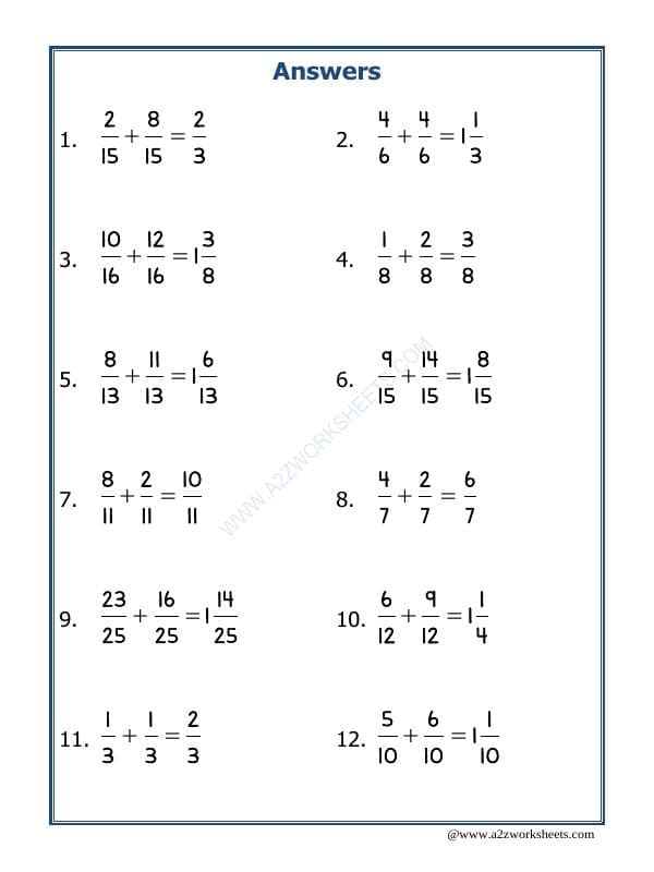 A2ZWorksheets:Maths-Fractions-Let'S Practice Fraction Addition-13