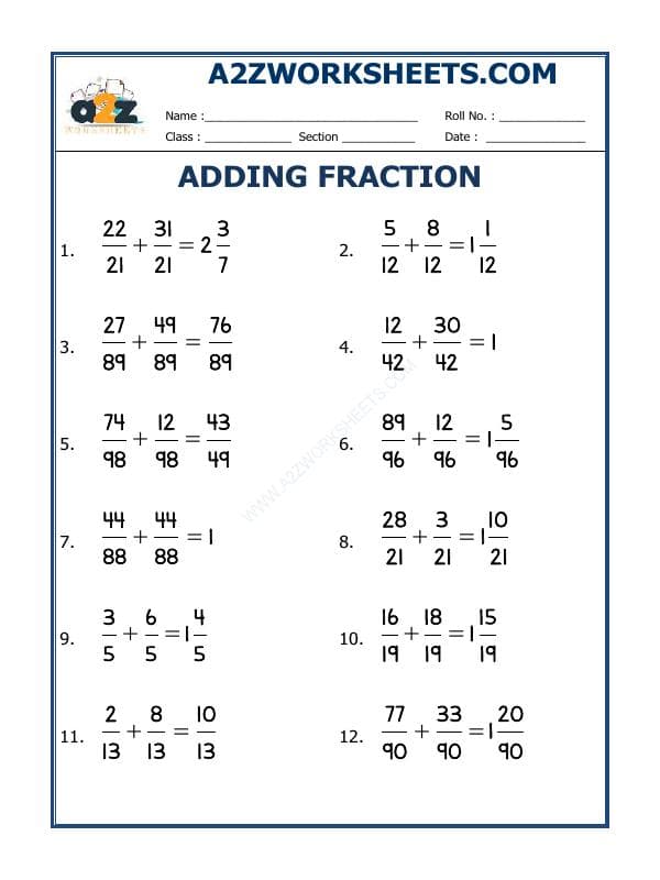 Let'S Practice Fraction Addition-16