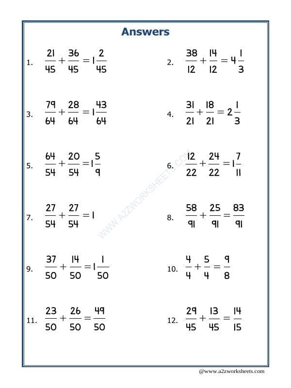 A2ZWorksheets:Maths-Fractions-Let'S Practice Fraction Addition-19