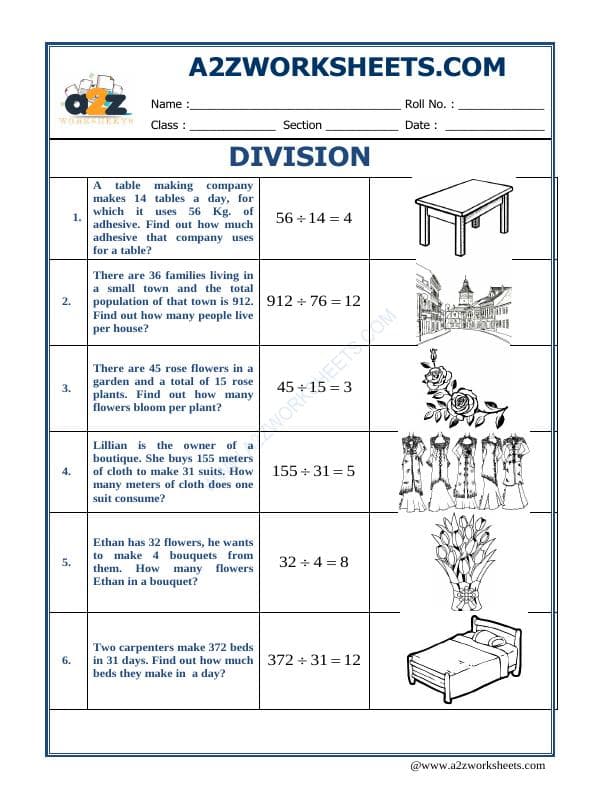 A2ZWorksheets:Maths-Division-Let's Practice Division-03