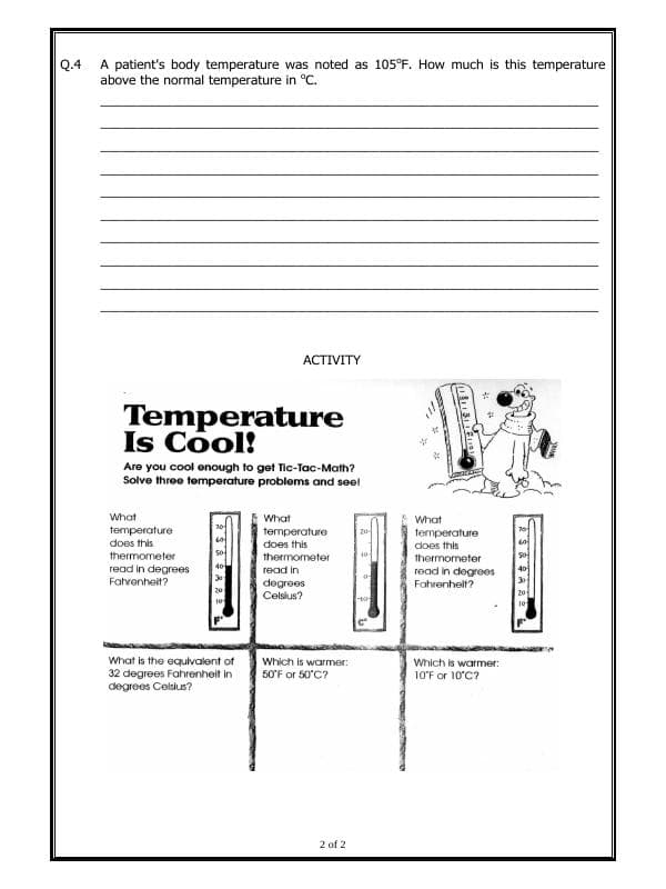 A2ZWorksheets:Maths-Measurement-Temperature