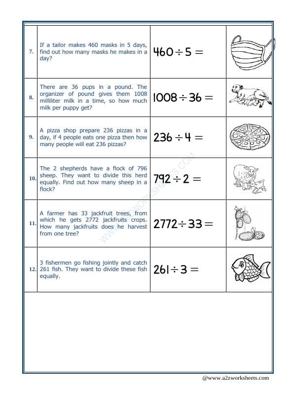 A2ZWorksheets:Maths-Division-Let's Practice Division-05